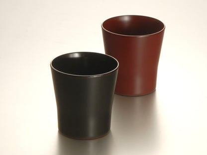 Kaze-ya style Hand-painted Lacquer Tumbler Cups (2pc set) [Direct from Japan]